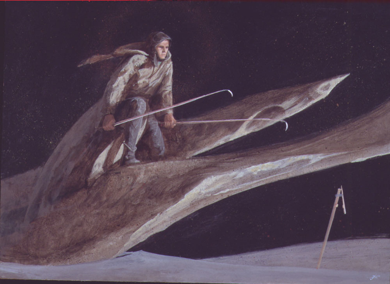Illustration for article titled Rare Dune art from Omni reveals Frank Herbert's original vision